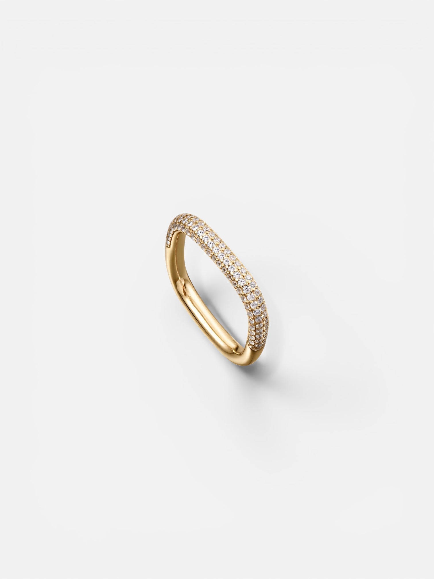 Square Pavé Band