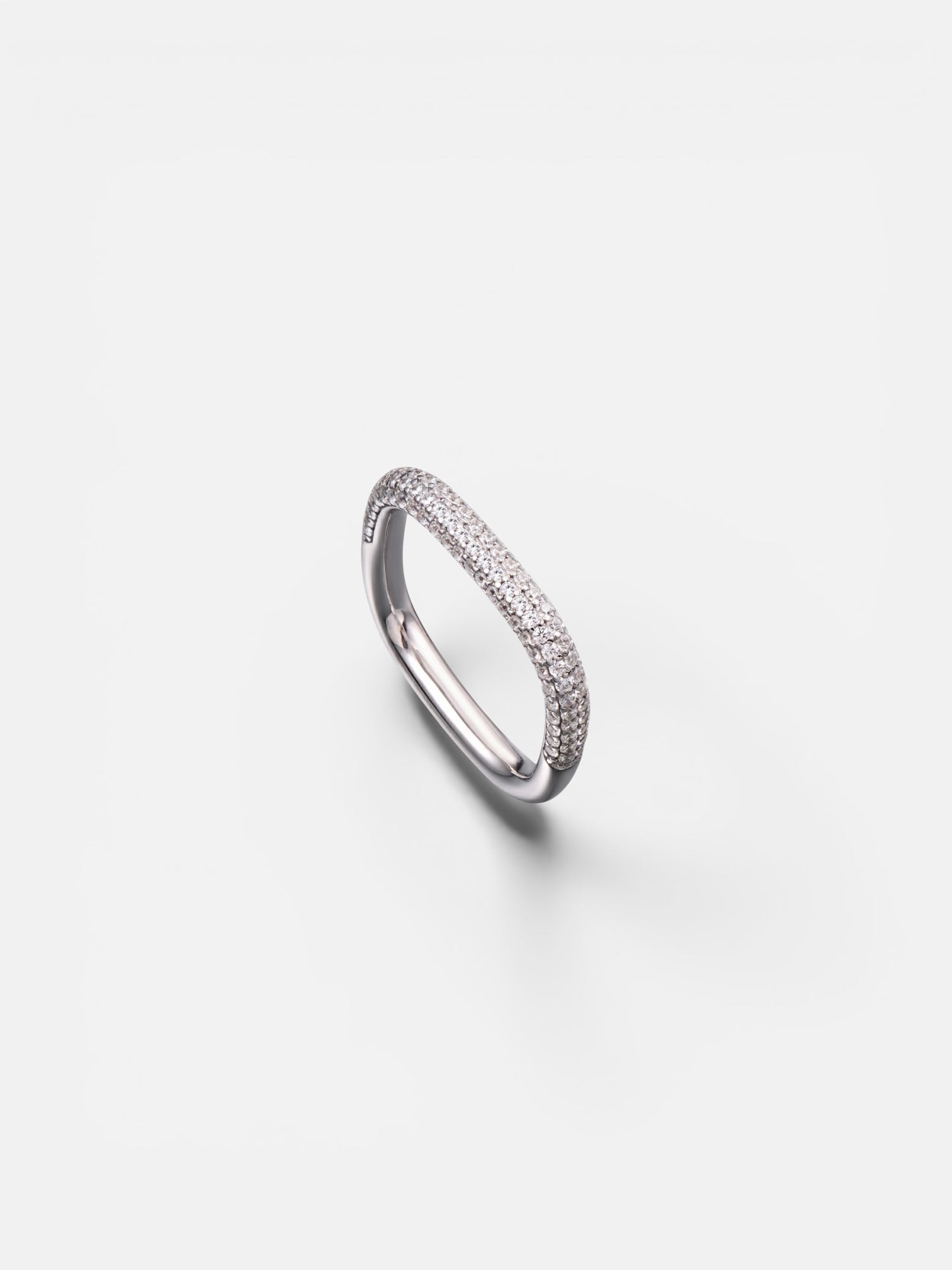 Square Pavé Band