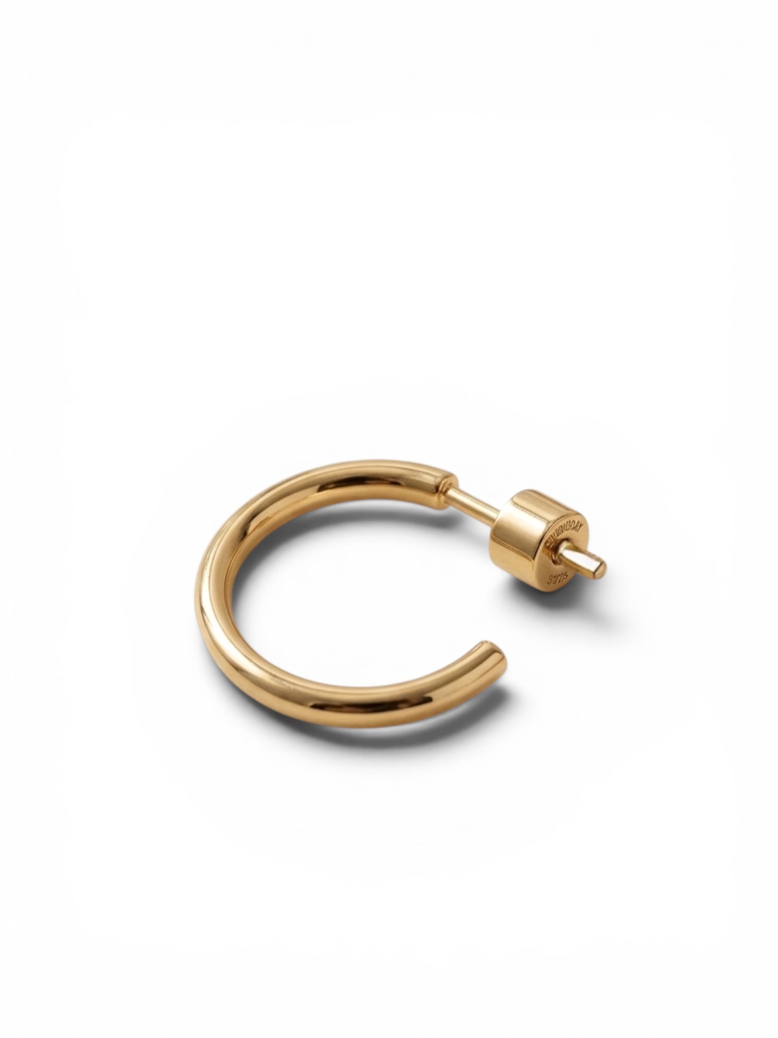 14K Gold Plated Open Hoop Earrings