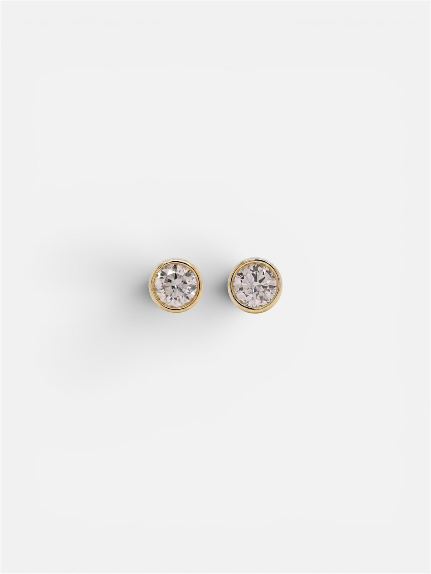 Mini Round Lab Grown Diamond Ear Stud